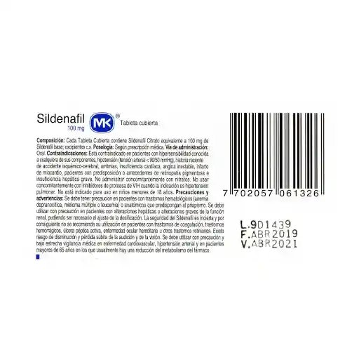Sildenafil Mk (100 mg)