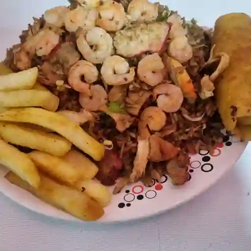 Arroz chino duo camarones