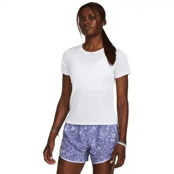 Under Armour Camiseta Streaker Blanco Para Mujer Talla SM