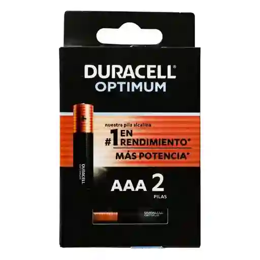 Duracell Pila Alcalina Optimum 1.5V AAA