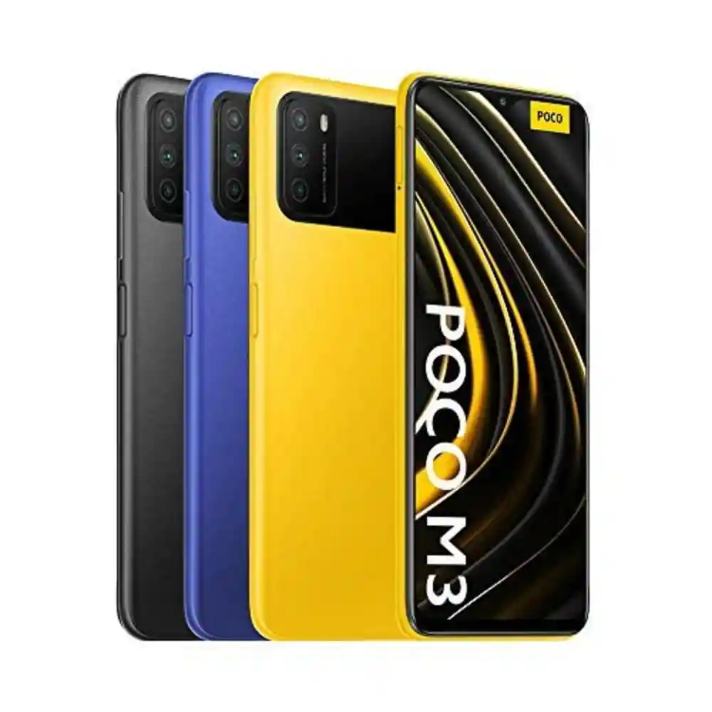 Xiaomi Celular Poco M3 128 Gb 4 Ram 48 Mp Forro Amarillo