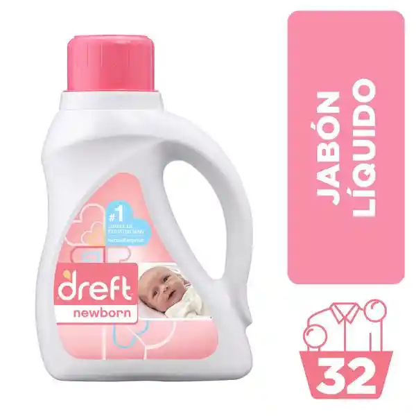 Dreft Detergente para ropa de Bebé 32 lavadas