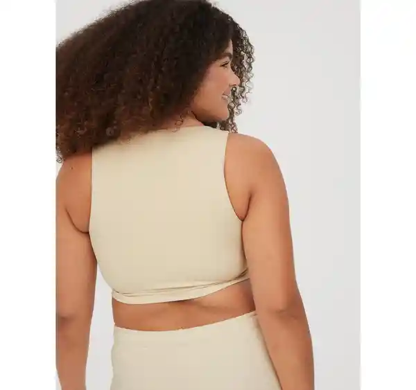 Top Deportivo Beige Talla Large American Eagle