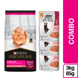 Combo Pro Plan Gato Adulto + Pro Plan Húmedo