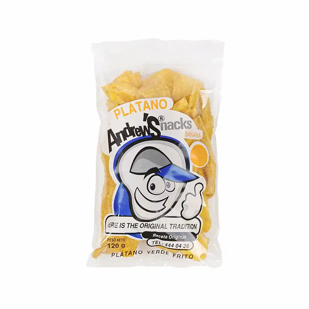 Platano Verde AndrewS Snack
