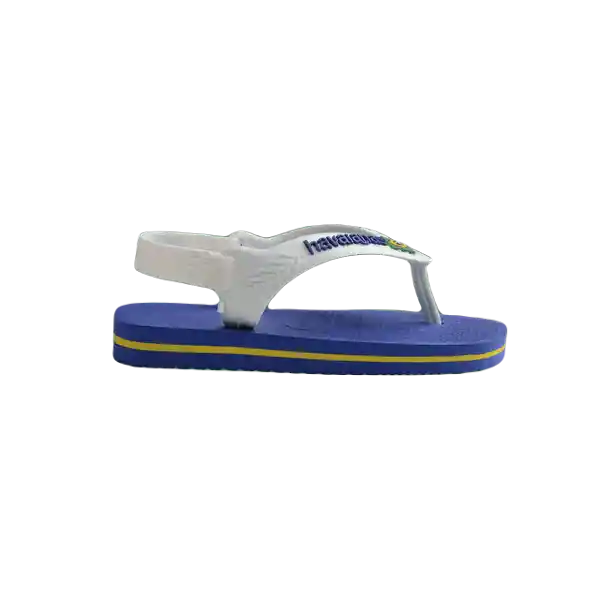 Sandalias Baby Brasil Logo Azul Naval Talla 18 4140577 Havaianas