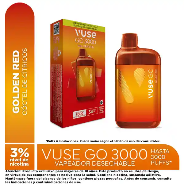 Vuse Go Vapeador Tequila Sunrise