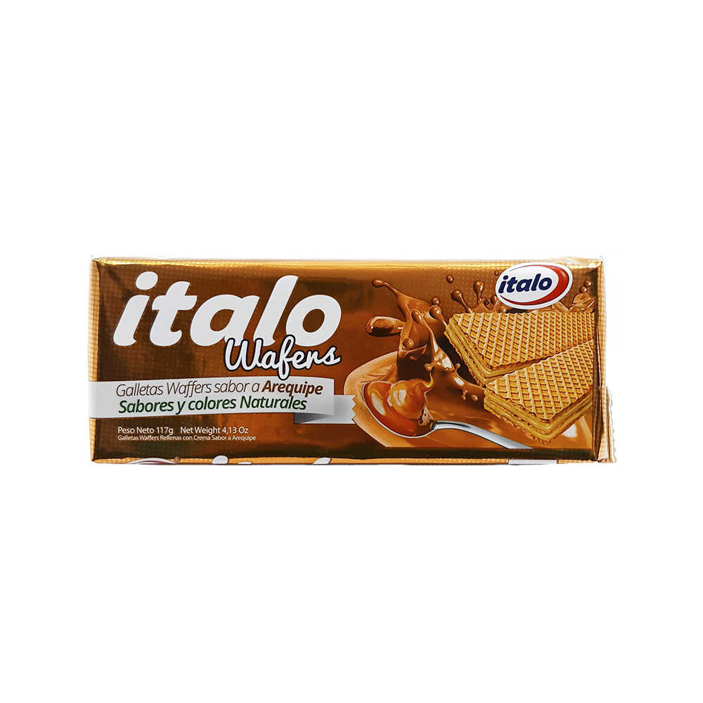 Italo Galletas Wafer Sabor a Arequipe 117 g