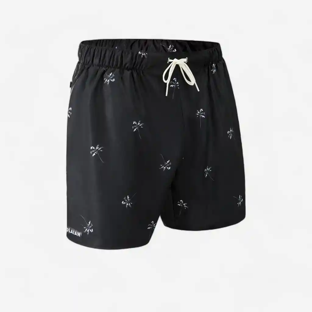 Pantaloneta de Baño Para Playa Para Hombre Olaian 100 - Negro