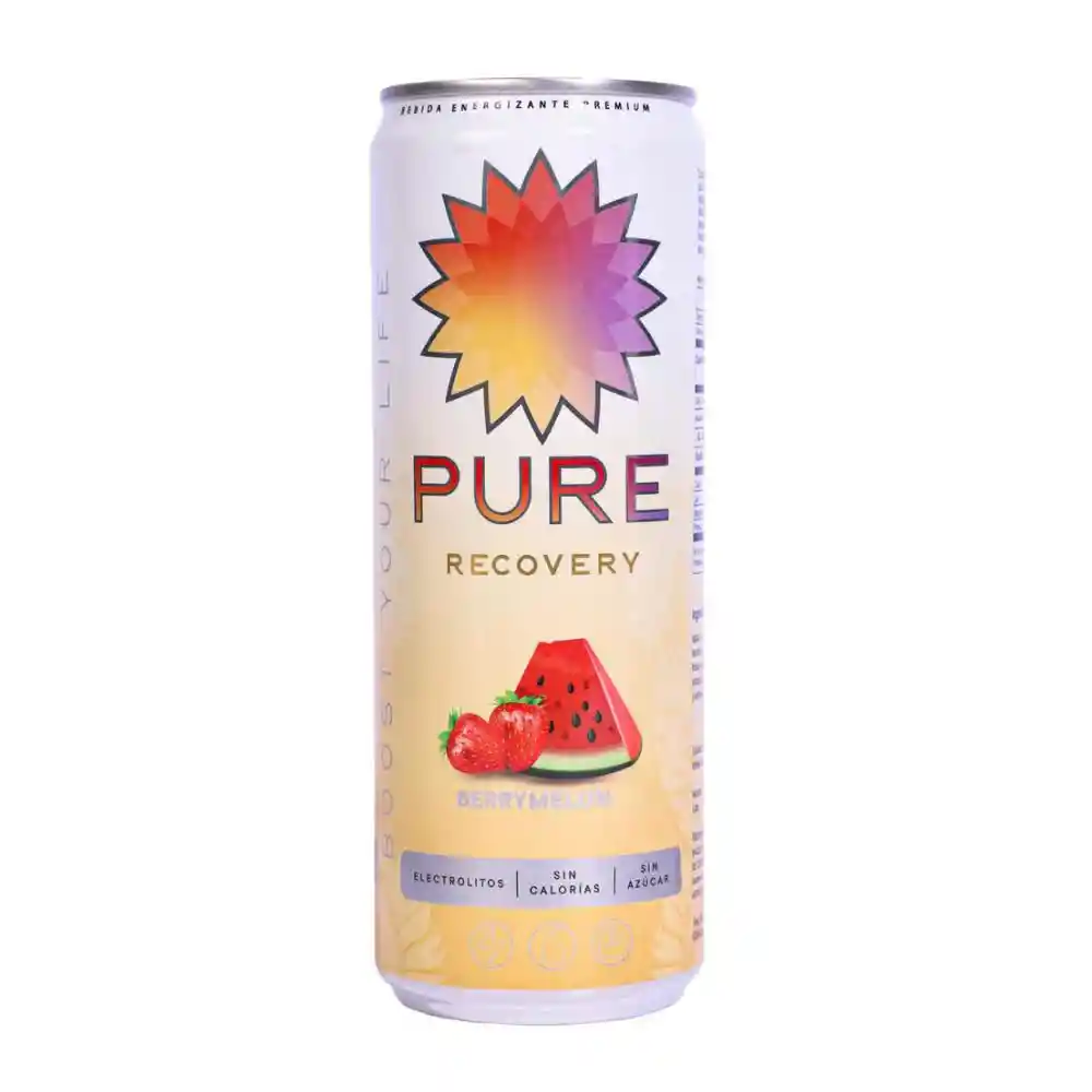 Energizante Pure Energy X Focus X Recovery Funcional Recovery (355 Ml)