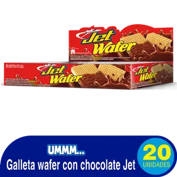 Jet Galleta Wafer Sabor Chocolate