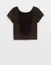 Camiseta Aerie Metálico Talla X-Small American Eagle 21611579