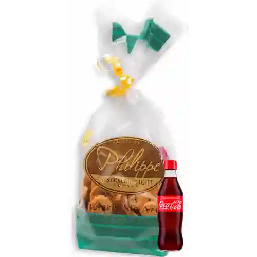 Combo Mini Corazones de Hojaldre +cocacola Orig 350ml