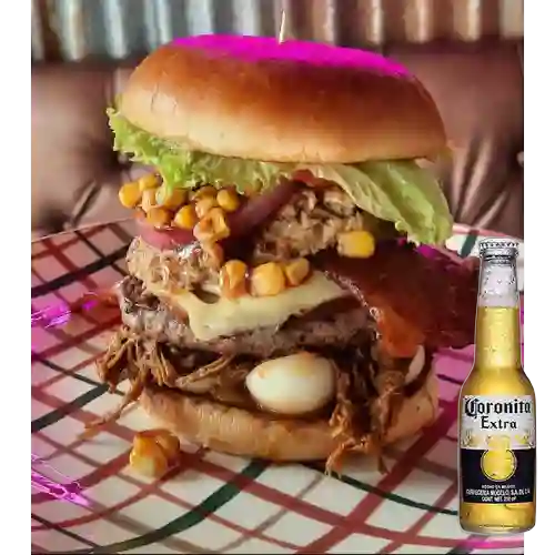 Combo la Celosa + Cerveza Coronita Bot. 210ml