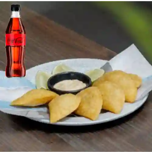 Combo Empanadas + Coca Cola Sin Azúcar 400 ml