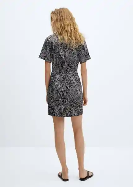 Vestido Janis-W Negro Talla M Mujer Mango