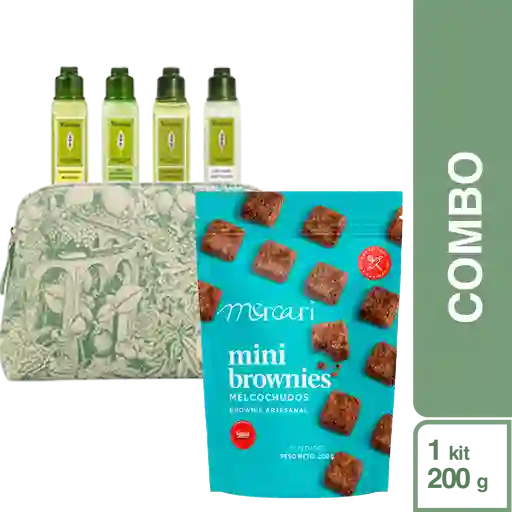 Combo Mini Brownies Melcochudo Artesanales + Kit Verbena Viajera