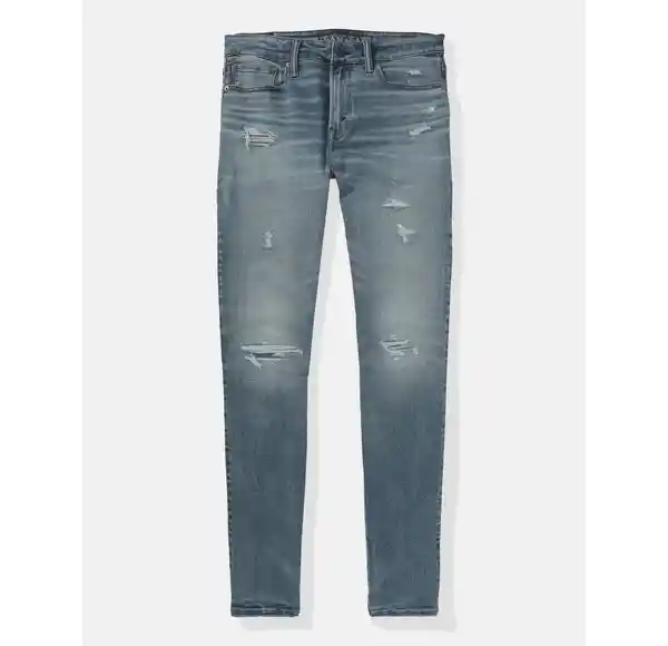 Jean Slim Hombre Azul Talla 32 x 30 American Eagle