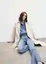 Abrigo Batin Crudo Talla M Mujer Mango