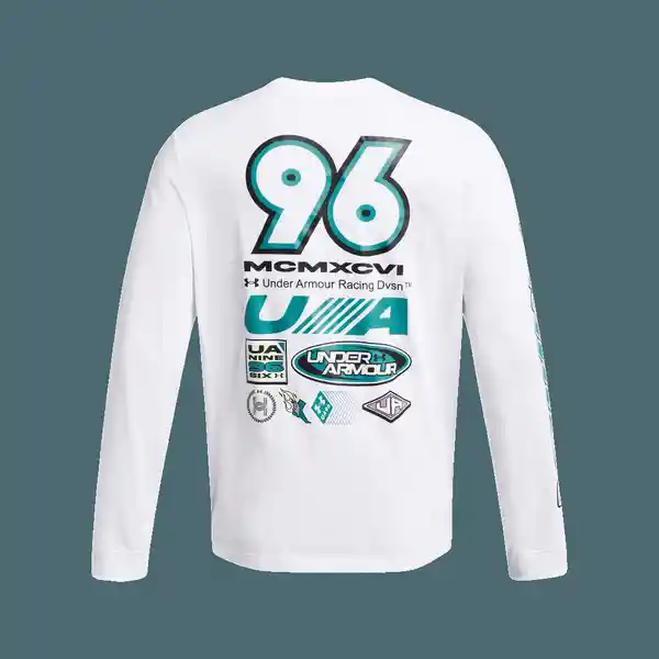 Under Armour Camiseta Run Anywhere ls Blanco LG 1384195-100