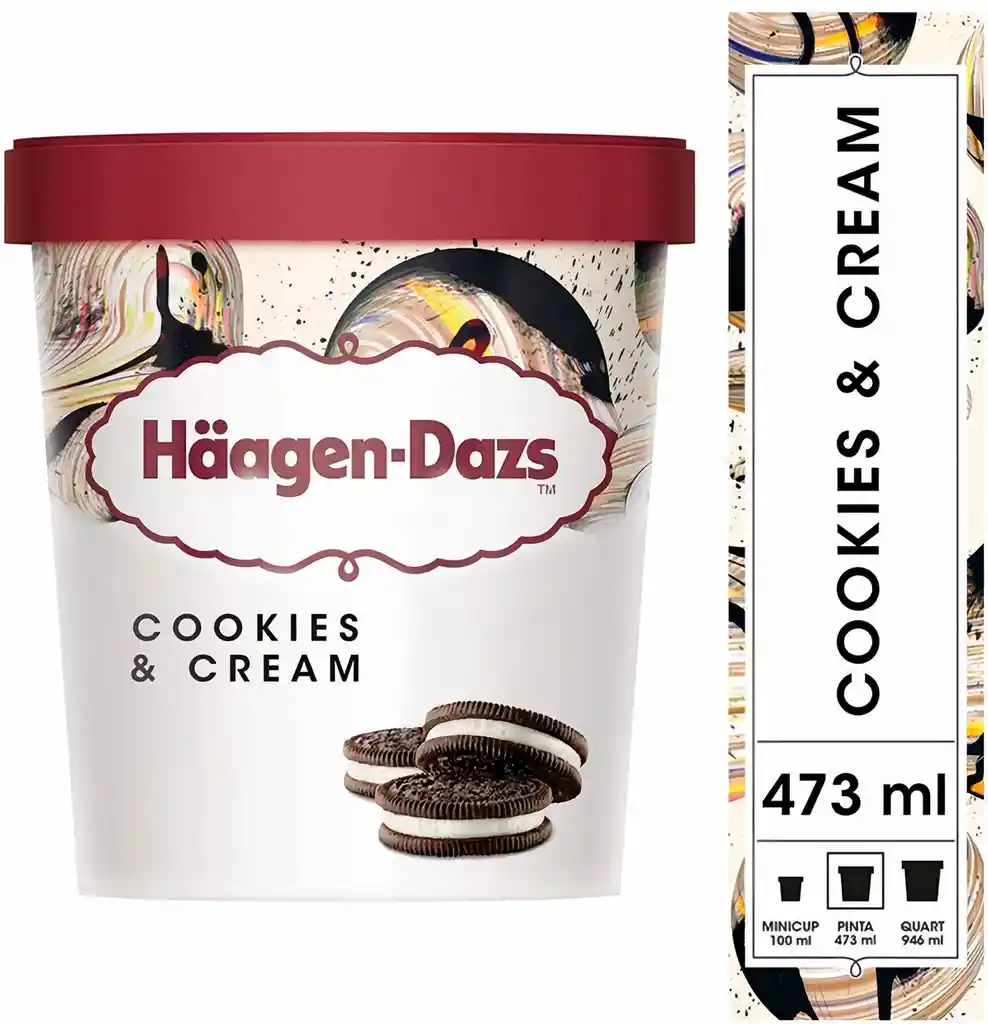 Haagen-Dazs Helado Cookies & Cream