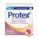 Jabón Antibacterial Protex Omega 3 110 g x 3