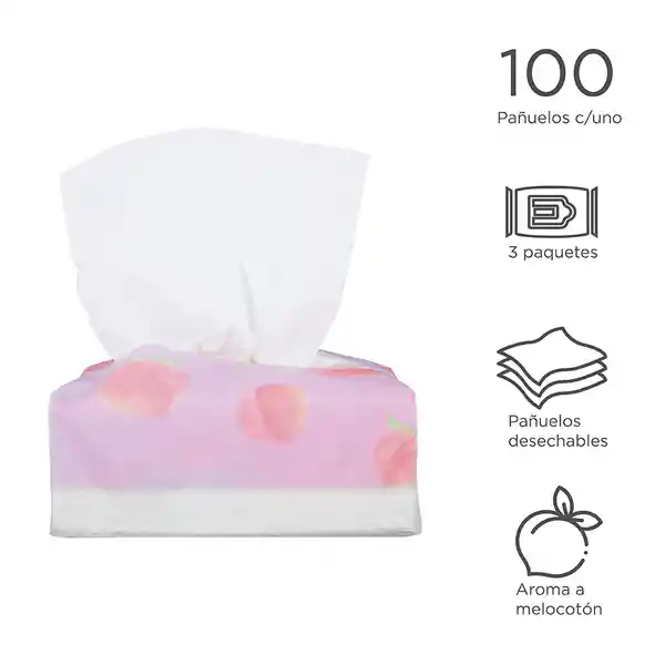 Pañuelos Desechables Con Aroma Durazno Beautiful Miniso