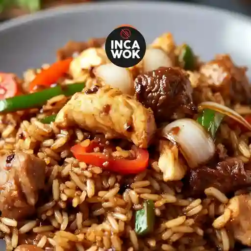 Arroz chaufa trifásico