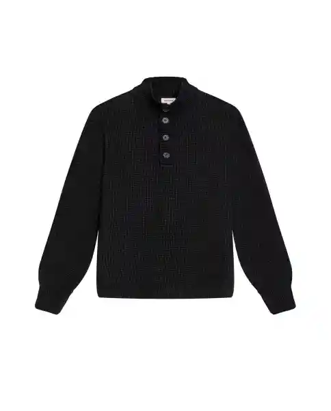 Suéter Winter Masculino Negro Sombrío Ultraoscuro TS Chevignon