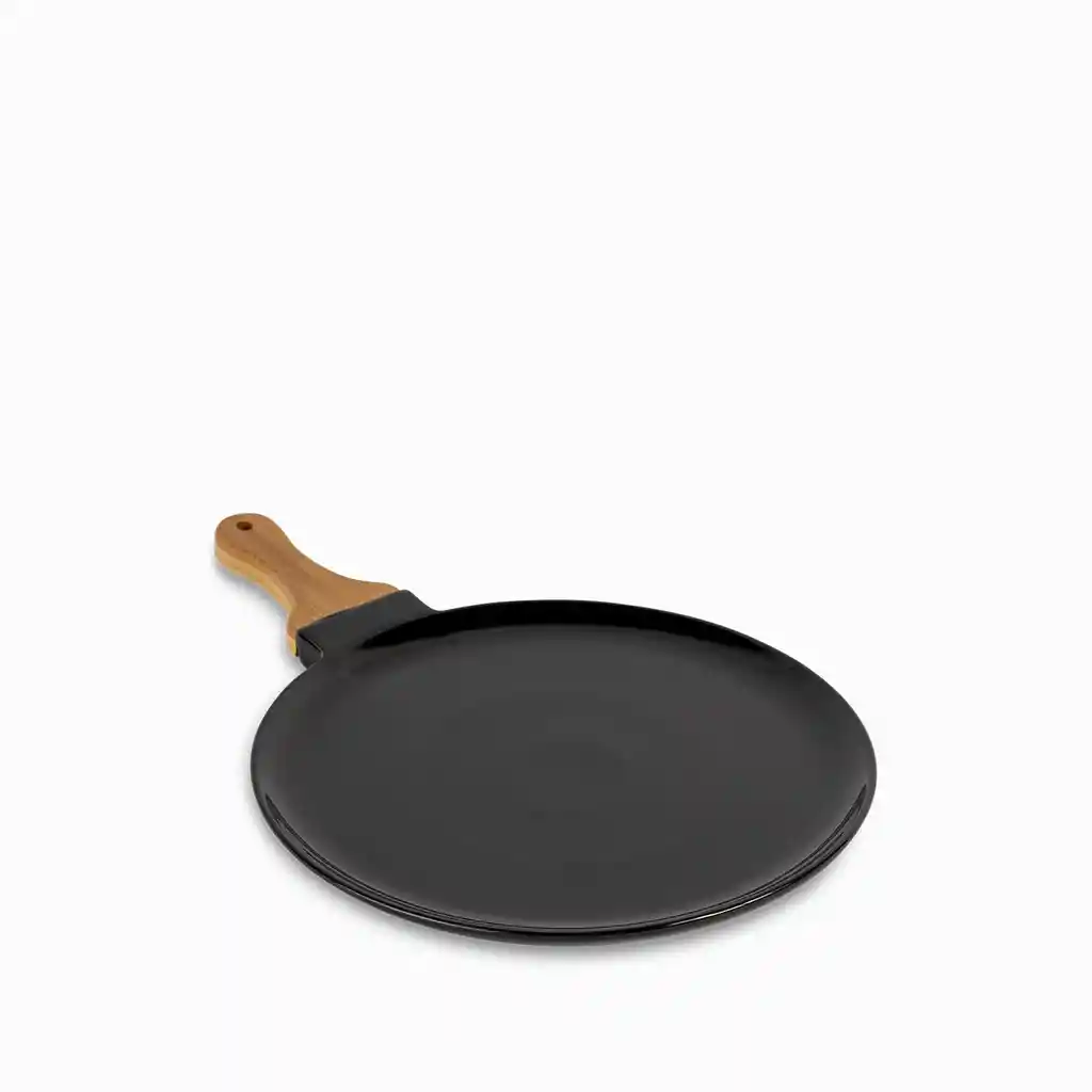 Plato Pizza en Porcelana Negro 32 cm Ambiente Gourmet
