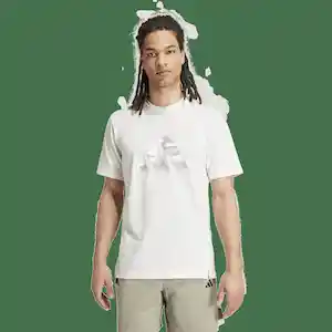 Adidas Camiseta Camo Big Logo Hombre Blanco Talla L Ref: IW8489