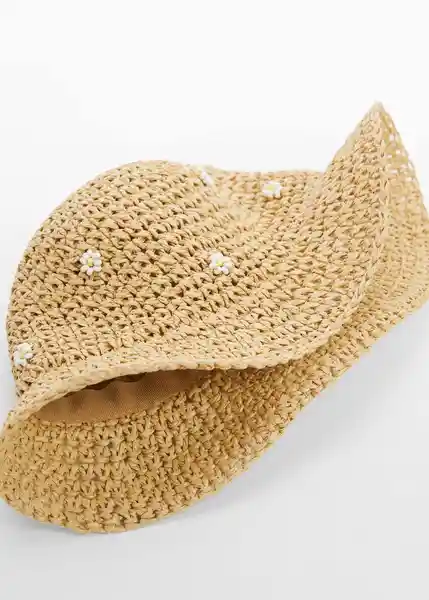 Sombrero Flor Arena Talla 96 Niñas Mango