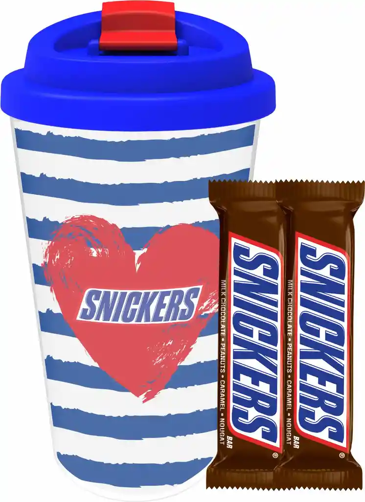 Snickers Chocolate En Barra 2piezas + Botiliao