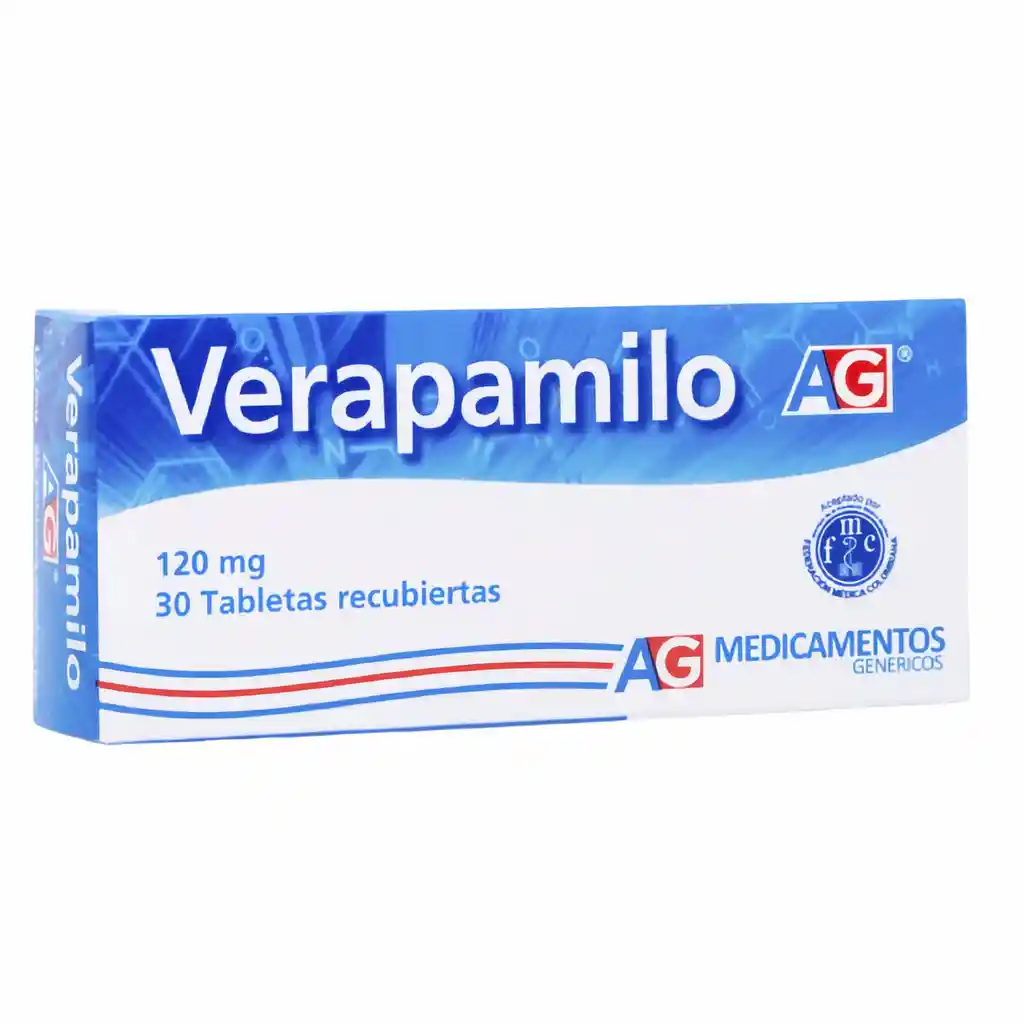 Verapamilo Lafrancol 120 Mg 30 Tabletas Ag