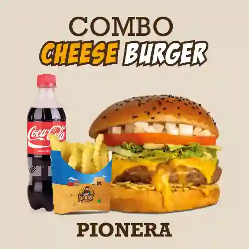 Combo Hamburguesa 250 G Cheese Burguer