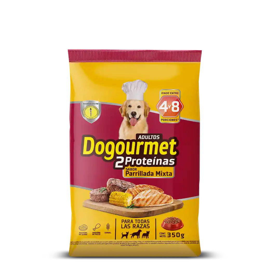 Dogourmet Alimento para Perro Sabor Parrillada Mixta 350gr