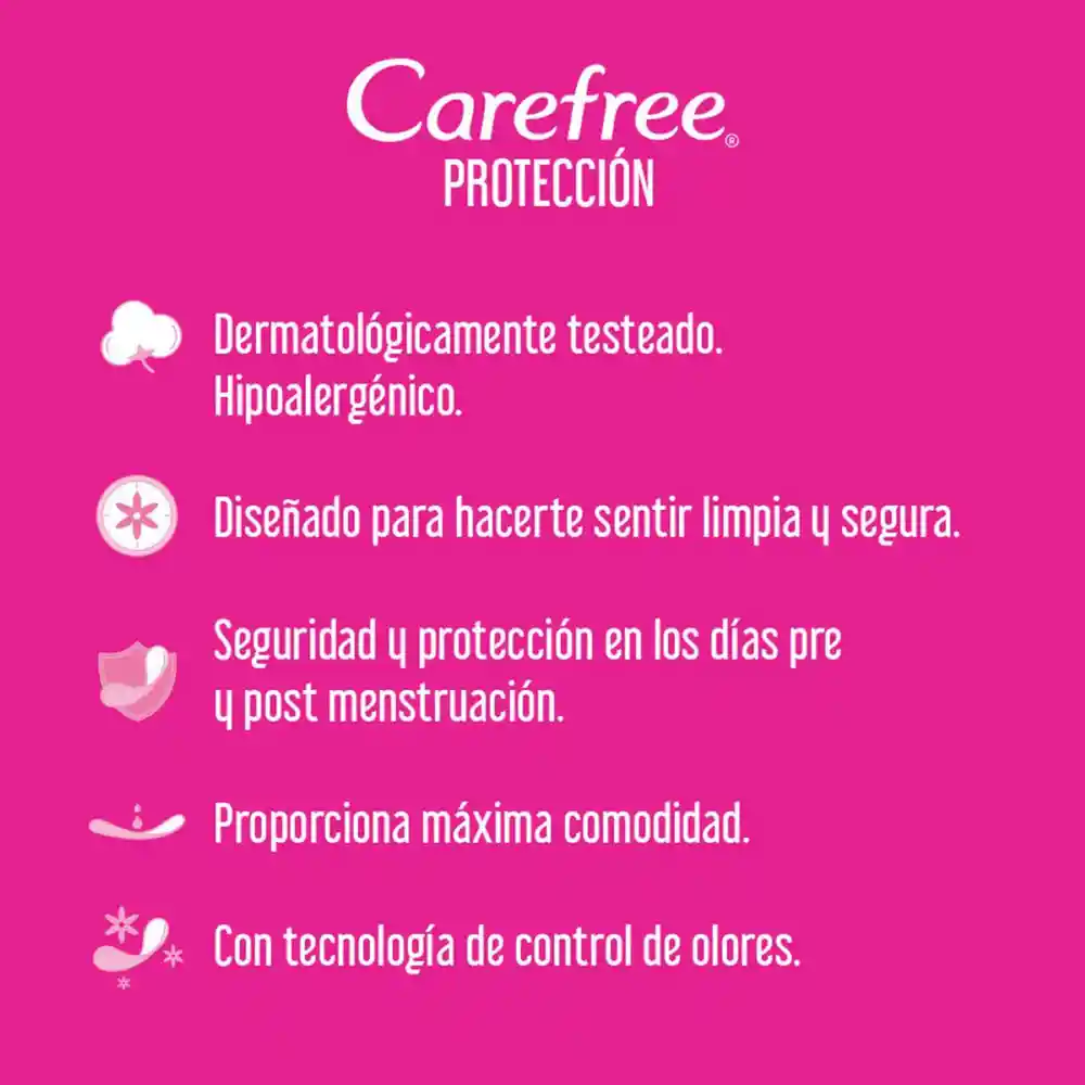 Protectores CAREFREE Protección PACK ECONÓMICO 100 UND