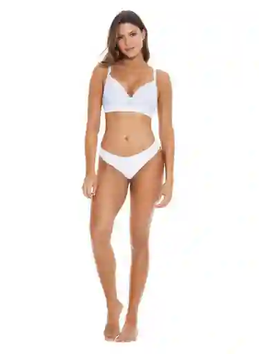 Brasier Prehormado Encaje 38-blanco