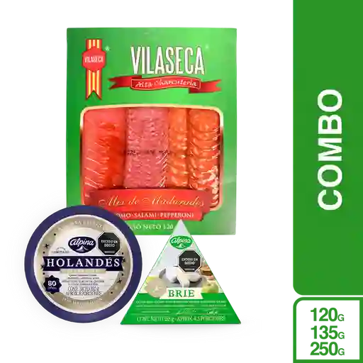 Combo Tabla de Quesos Alpina  + Mix Madurados Vilaseca