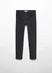 Jean Skinny Tejano Negro Talla 07 Niños Mango