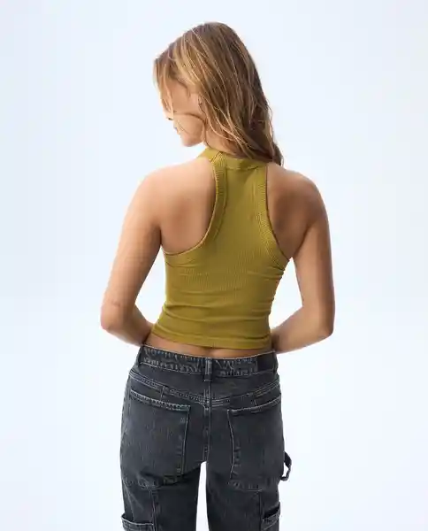 Camiseta Mujer Verde Talla M 601G011_VER170836 Americanino