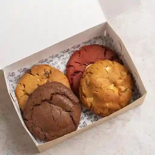 Box de 4 cookies