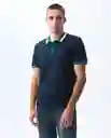 Camiseta Hombre Azul Talla L 801G001_AZU194024 Americanino