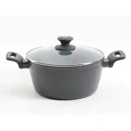 Olla Bastone Oster Aluminio Forjado Antiadherente 2 Piezas Negro
