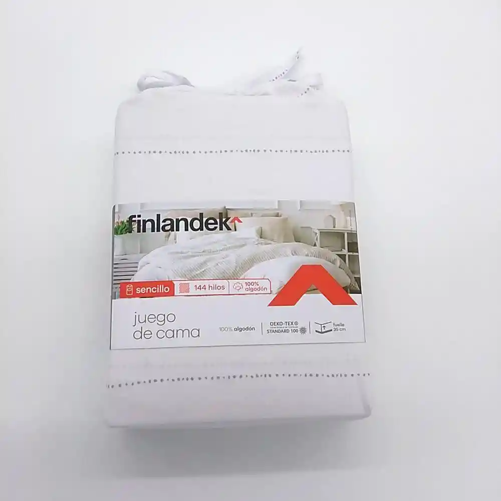 Juego de Cama 144 Hilos Sencillo Sencillo-estampad1