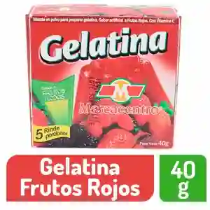Mercacentro Gelatina Frutos Rojos