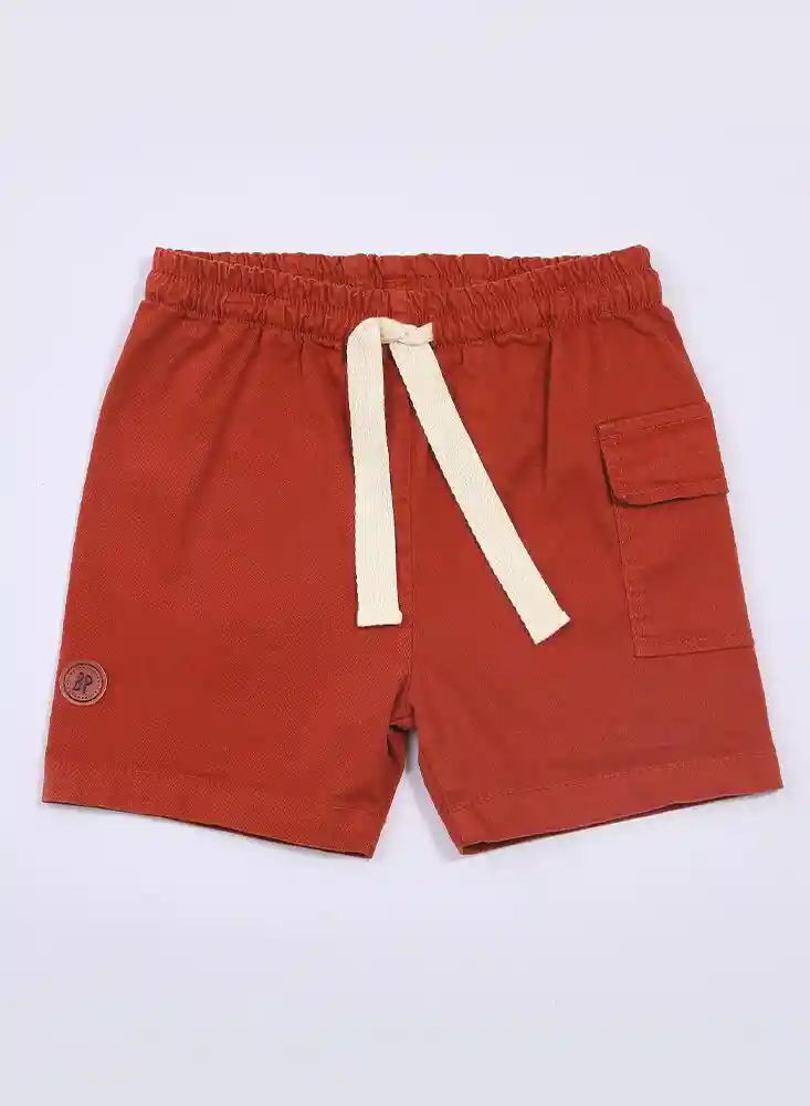 Bermuda Corta 5t-ladrillo