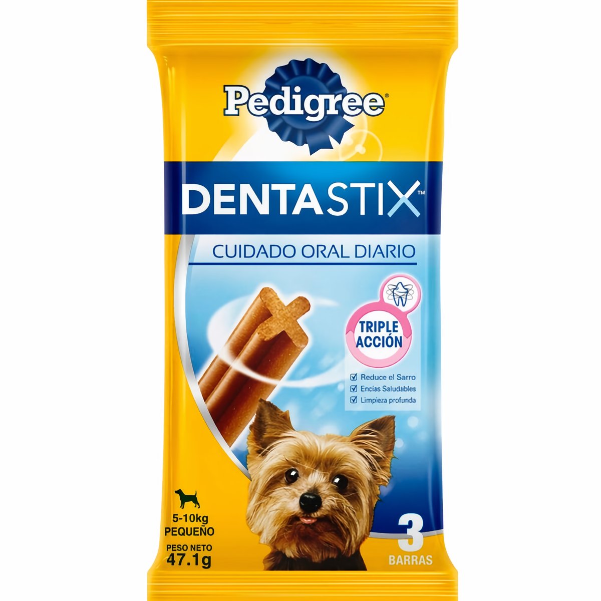 Pedigree Snack Dentastix Cuidado Oral para Perro Raza Pequeña 47 g