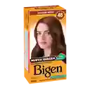 Bigen Tinte Capilar Permanente en Polvo Tono  Castaño Medio 46