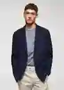Blazer Americana Verner Color Navy Talla 50 Hombre Mango